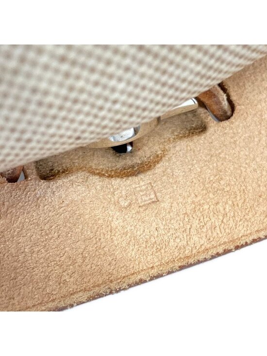 Hermes Backpack Herbag a Dos Ivory Brown main image 9